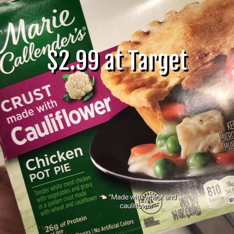 Cauliflower crust pot pie