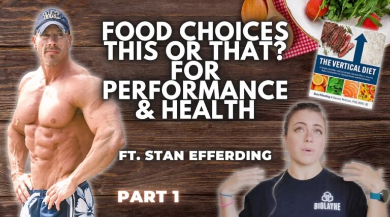 Food Choices Vertical Diet FT. Stan Efferding Part 1