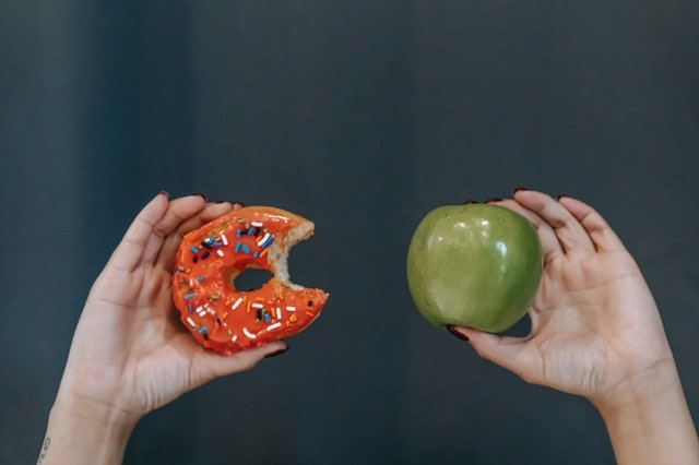 Donut and Apple