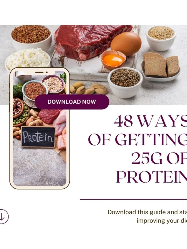 48 ways for getting 25g of Protein