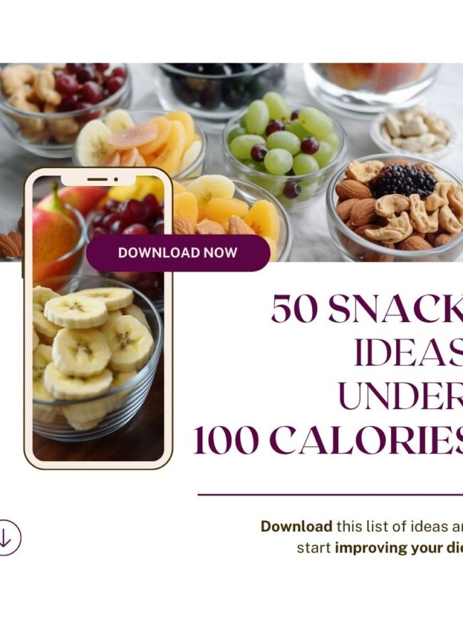 50 Snack Ideas Under 100 Calories