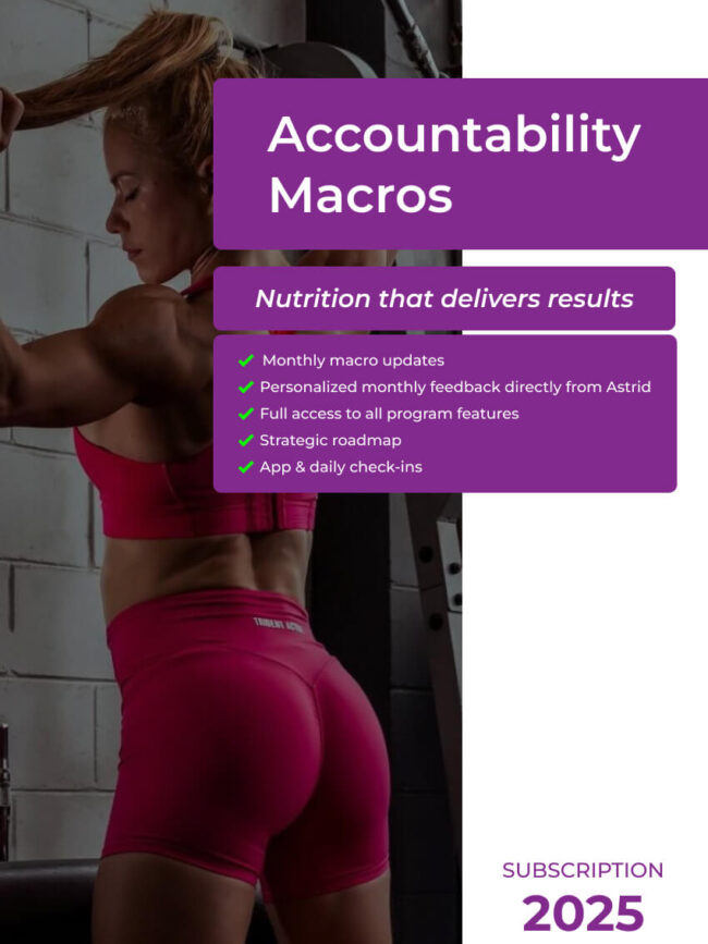 Accountability - Macros Subscription